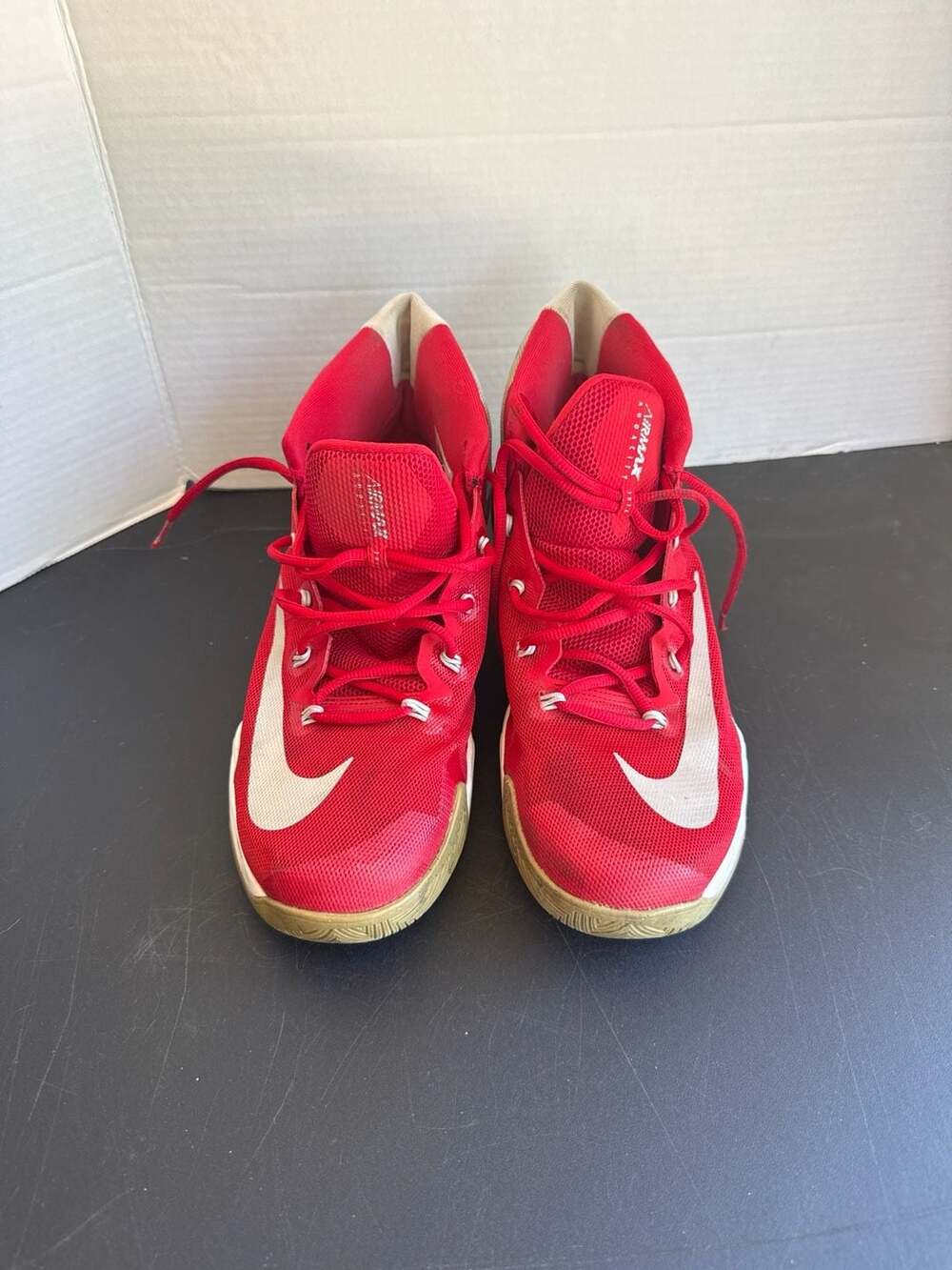 Nike Air Max Audacity 2016 University Red Basketball Shoes Size 10.5